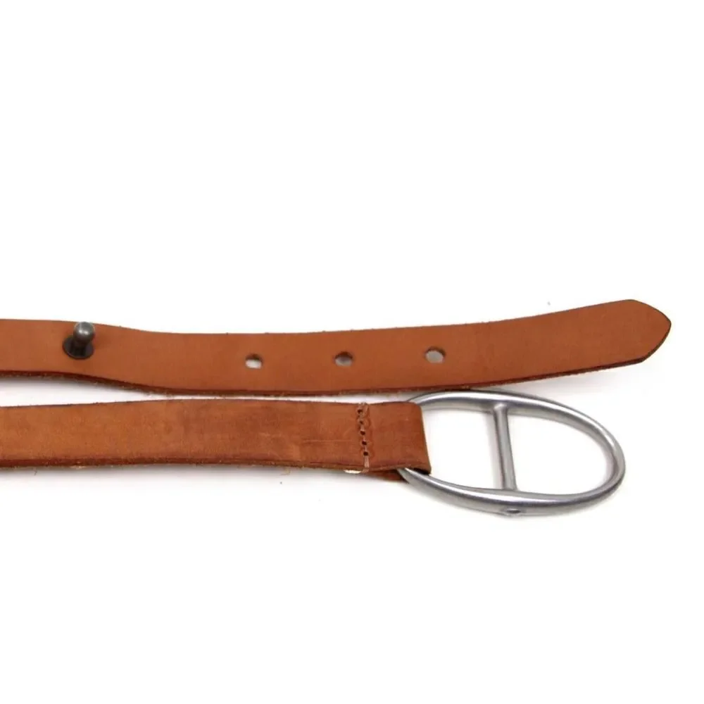 Old Navy TAN BROWN GENUINE LEATHER 3/4